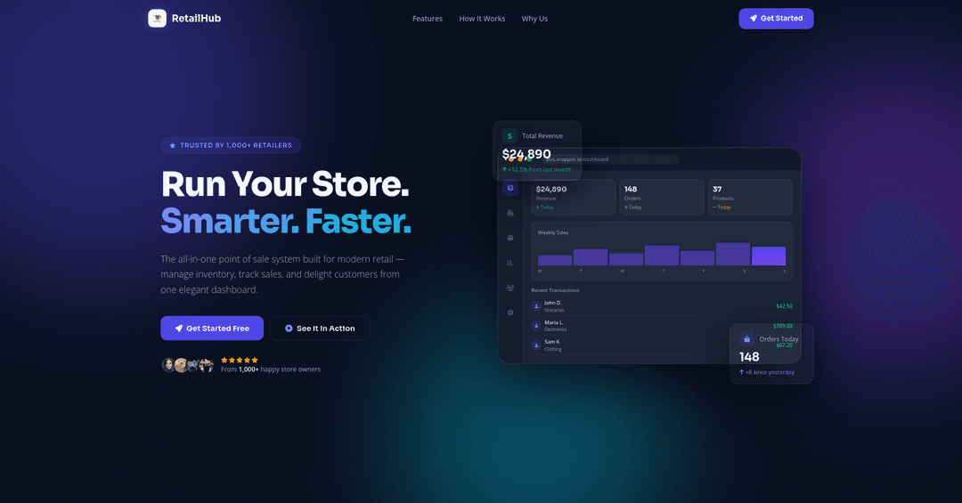 Screenshot of Smart Inventory POS & Invoice System